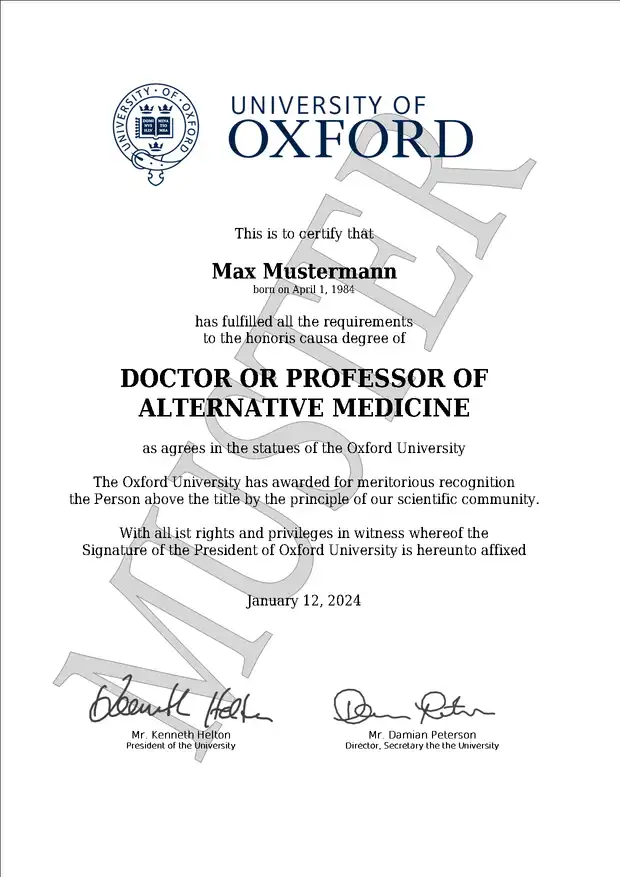 Buy Oxtord Diploma