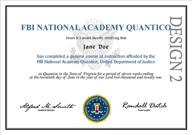 FBI Zertifikat