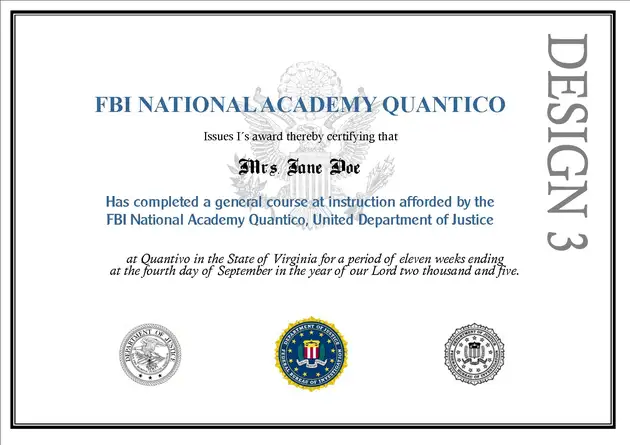 FBI Auszeichnung